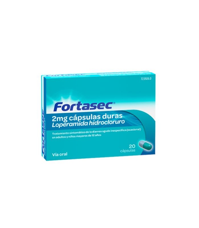 FORTASEC 2 MG 20 CÁPSULAS DURAS