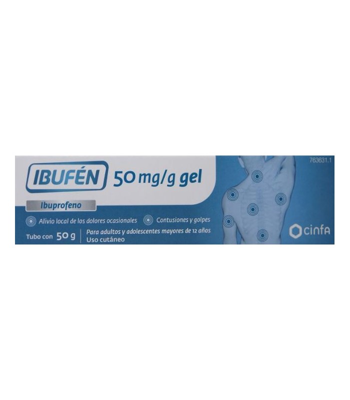 IBUFEN 50MG/G GEL 50G
