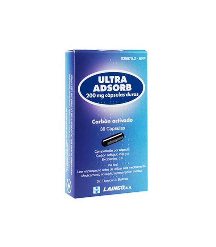 ULTRA ADSORB 200 MG 30 CÁPSULAS