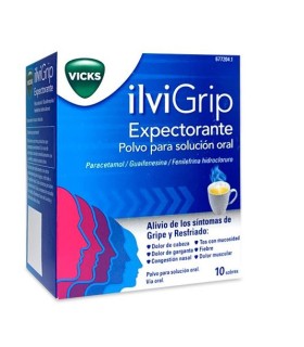 ILVIGRIP EXPECTORANTE POLVO PARA SOLUCIÓN ORAL 10 SOBRES