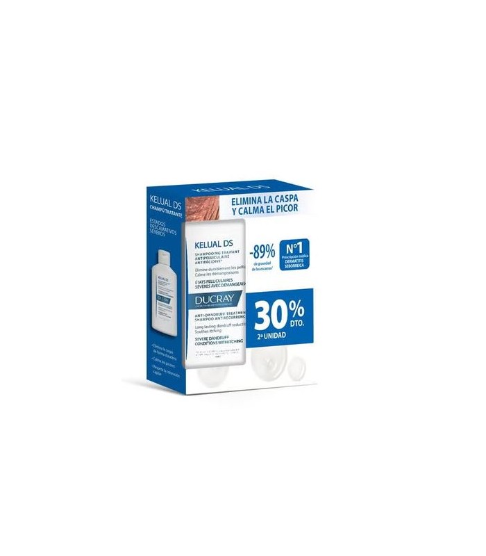 PACK CHAMPU DUCRAY KELUAL DS 2X100 ML