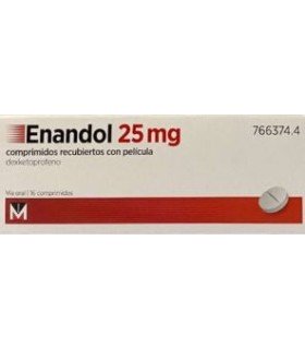 ENANDOL 25 MG 16 COMPRIMIDOS RECUBIERTOS CON PELÍCULA