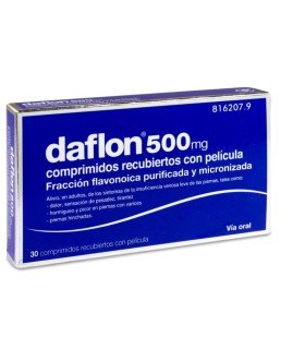 DAFLON 500 MG 30 COMPRIMIDOS