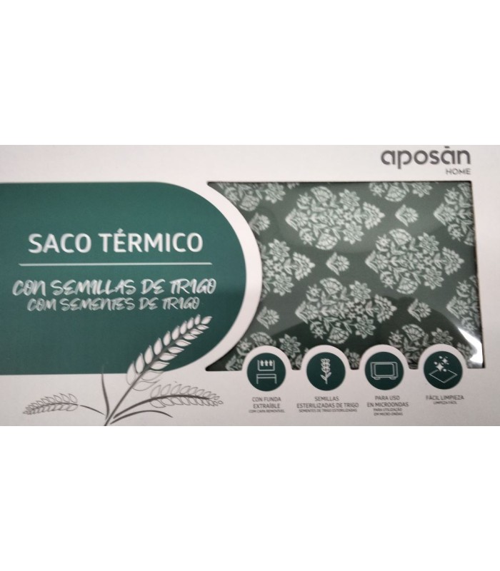APOSAN SACO TÉRMICO DE SEMILLAS DE TRIGO VERDE