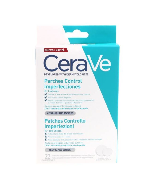 PARCHES CONTROL IMPERFECCIONES CERAVE 22 UNIDADES