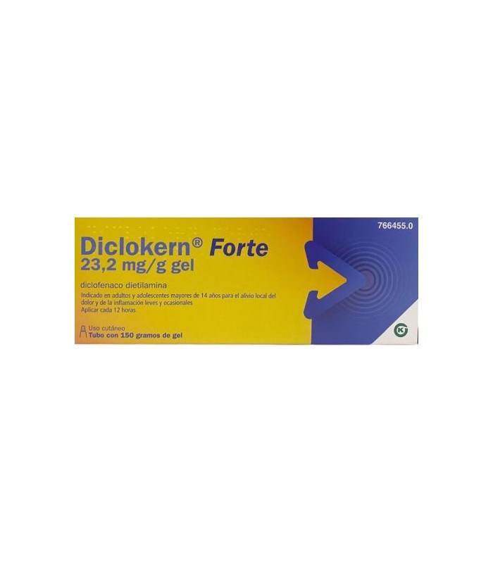 DICLOKERN FORTE 23.2 MG/G GEL 150 GRAMOS