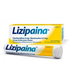LIZIPAINA COMPRIMIDOS PARA CHUPAR 20 C