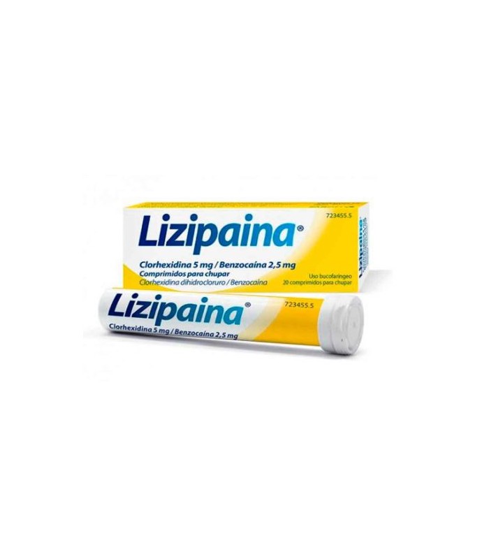 LIZIPAINA COMPRIMIDOS PARA CHUPAR 20 C
