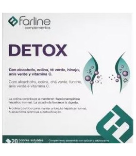 FARLINE DETOX 20 SOBRES SOLUBLES DE 15 ML