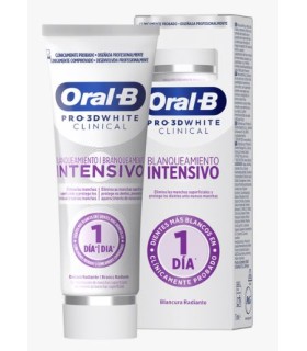 Oral-B Pro-3D-White Clinical 75 ml pasta blanqueadora para eliminar manchas y blanquear los dientes