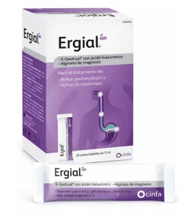 Ergial sobres bebibles 20 unidades para reflujo gástrico y protección digestiva