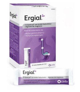 Ergial sobres bebibles 20 unidades para reflujo gástrico y protección digestiva