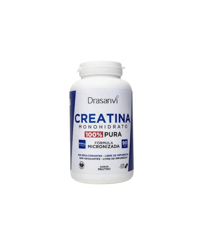 CREATINA MONOHIDRATO 100% PURA DRASANVI 270 COMPRIMIDOS