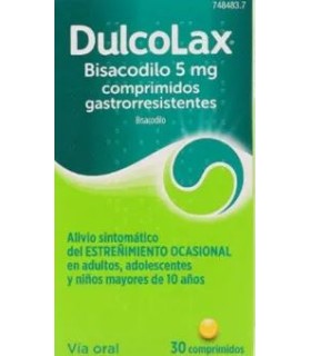 DULCOLAX 5 MG 30 COMPRIMIDOS GASTRORRESISTENTES