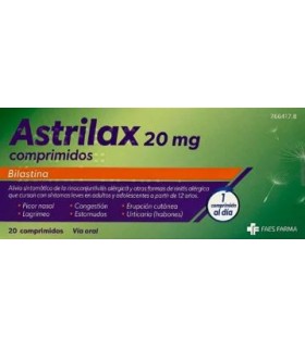 ASTRILAX 20 MG 20 COMPRIMIDOS