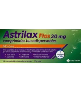 ASTRILAX FLAS 20 MG 10 COMPRIMIDOS