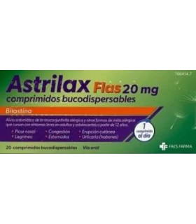ASTRILAX FLAS 20 MG 20 COMPRIMIDOS