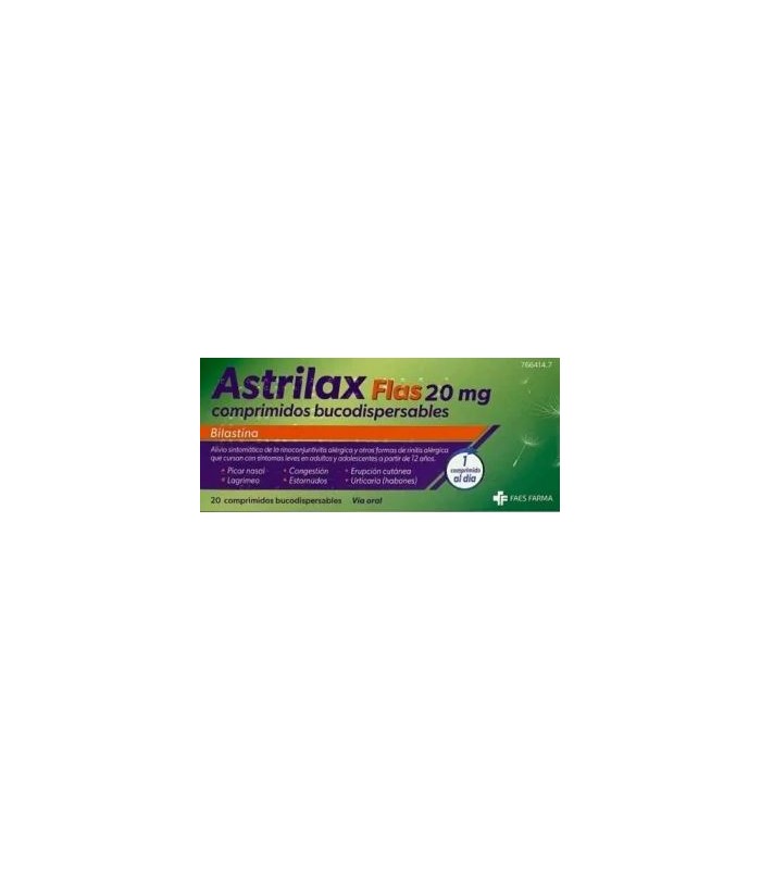 ASTRILAX FLAS 20 MG 20 COMPRIMIDOS