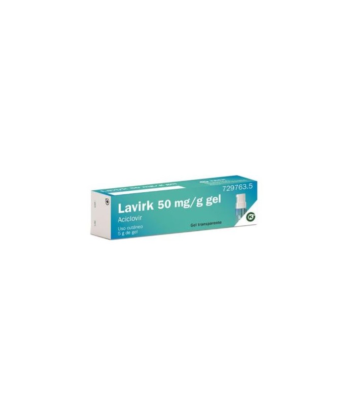 LAVIRK 50 MG/G GEL 5G