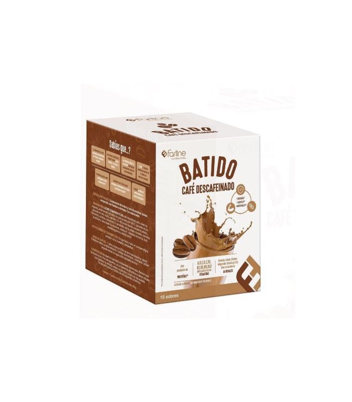 BATIDOS CAFÉ DESCAFEINADO FARLINE 15 SOBRES