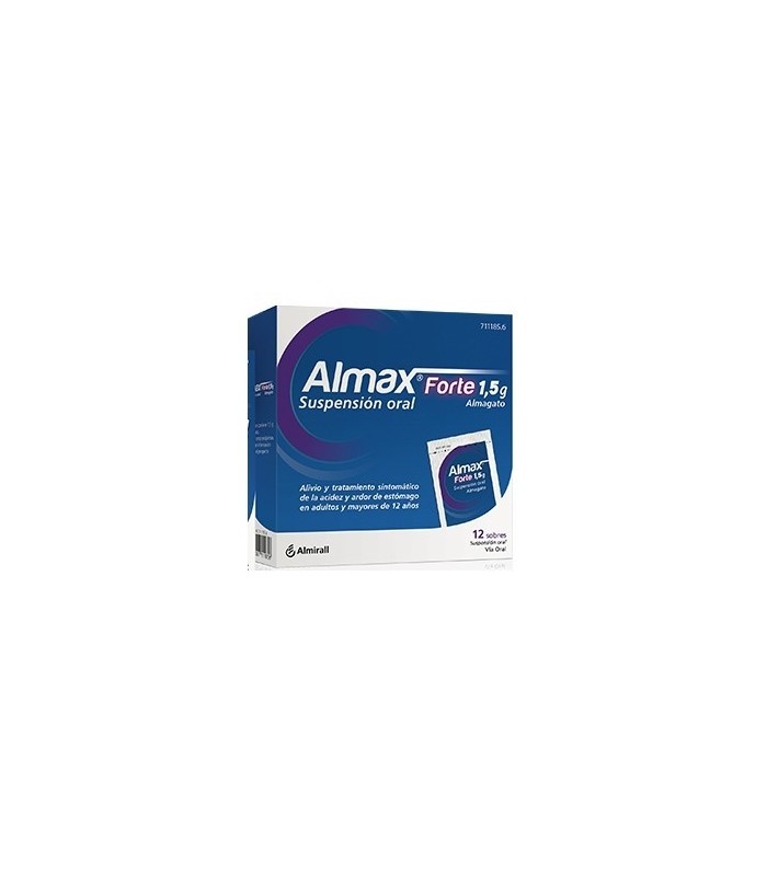 ALMAX FORTE 1.5 G 12 SOBRES SUSPENSIÓN ORAL